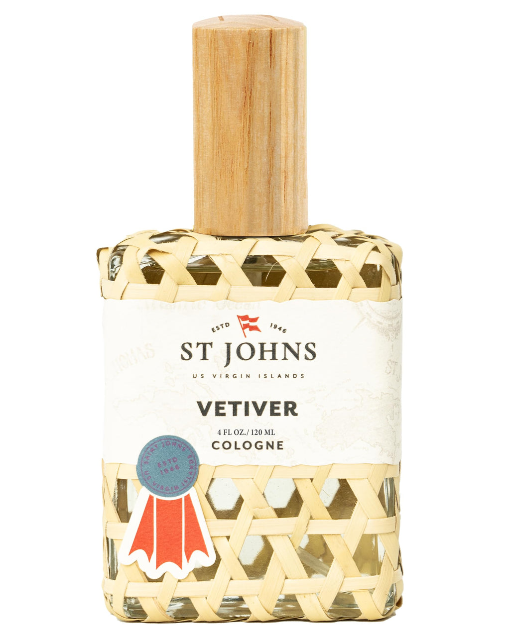 St. John Classic Vetiver — Virgin Islands Inspired Fresh Cologne for Men | 4 oz Spray