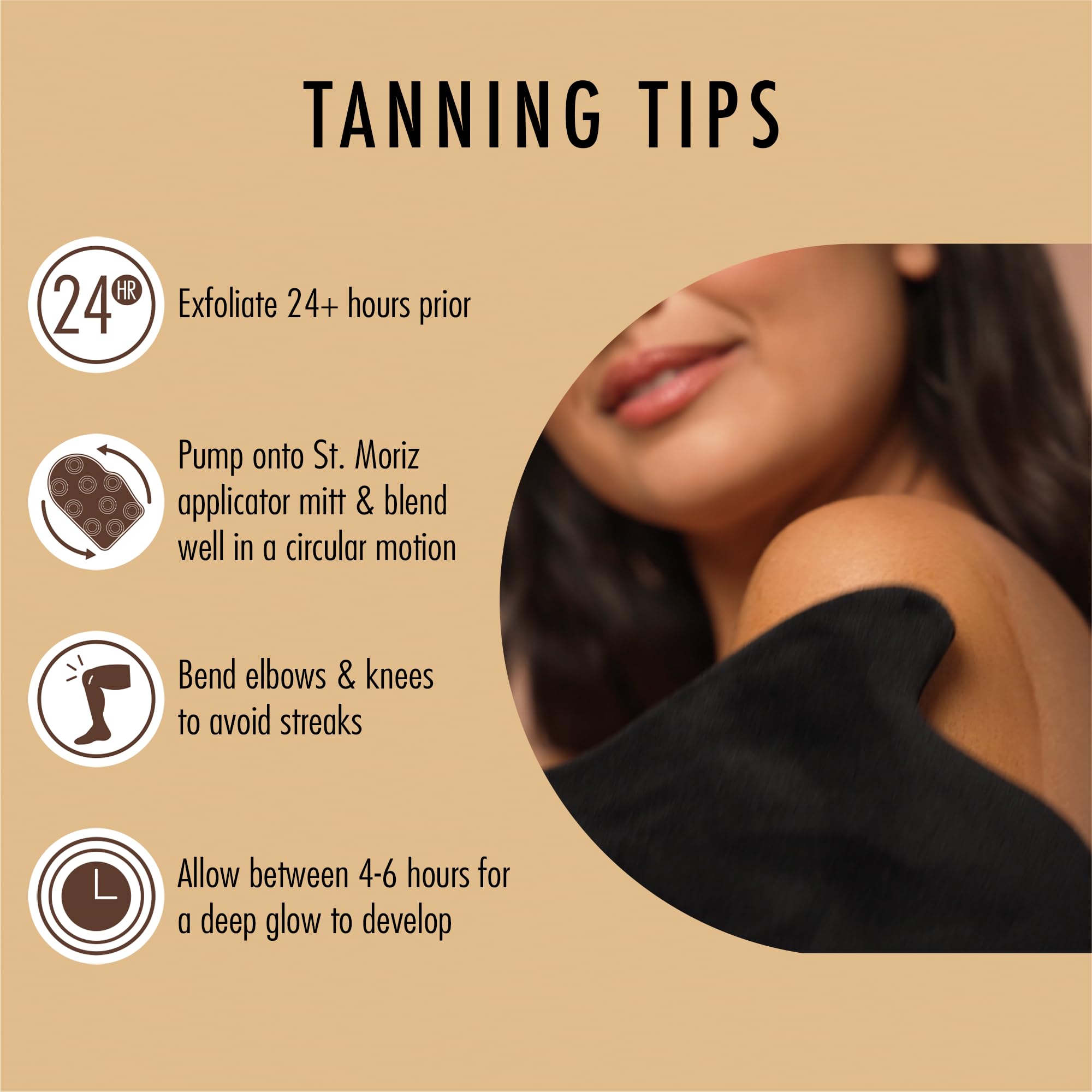 ST. MORIZ Professional Medium Self Tanner Mousse Bundle with Mitt - 200ml