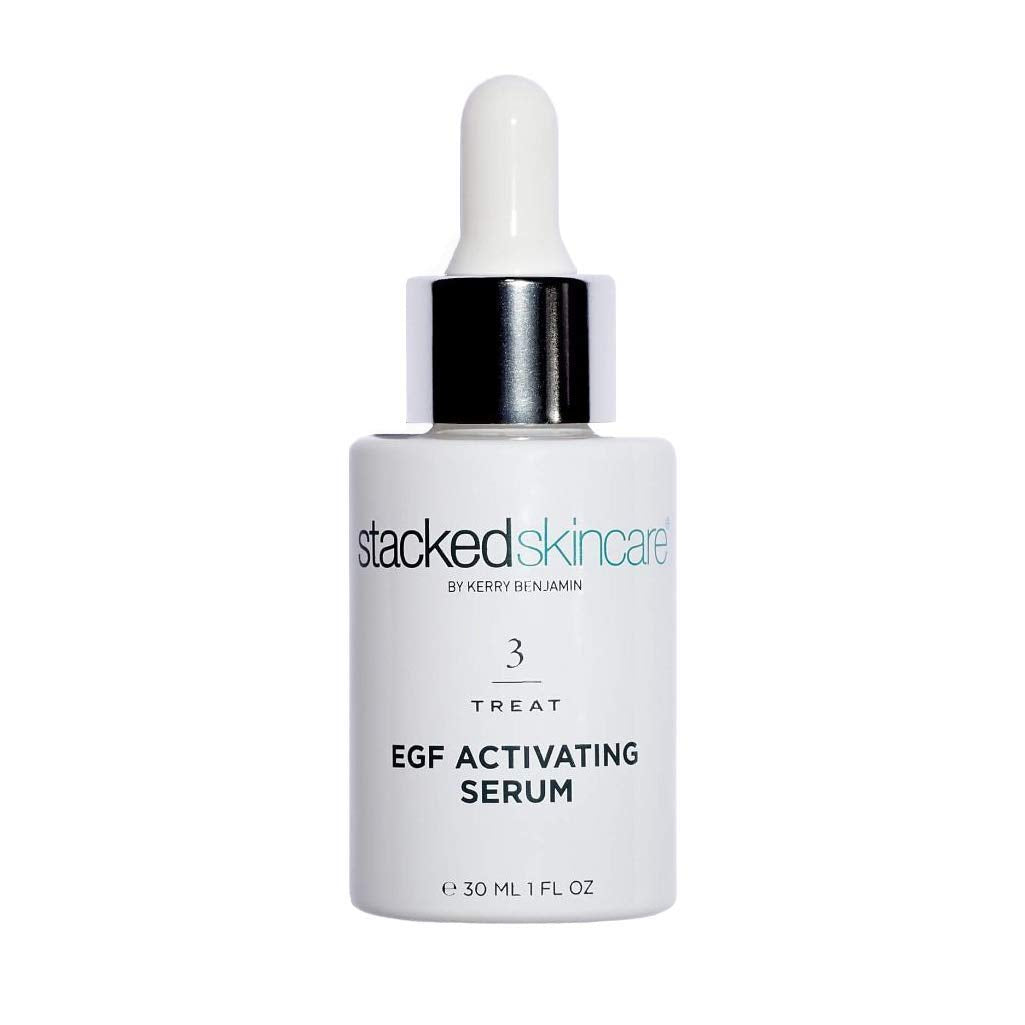 StackedSkincare Hydrating EGF Serum | Lightweight Facial Serum for Smoother Texture & Radiance