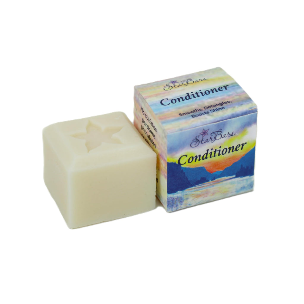 StarBars Conditioner Bar UNSCENTED & COLOR FREE – Sulfate-Free, Silicone-Free, Made in USA
