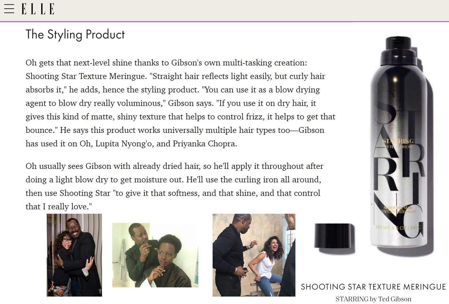 STARRING Shooting Star Texture Meringue – Volumizing Hair Texture for Definition