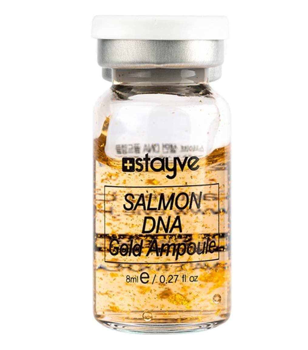 Stayve Salmon DNA Gold Ampoule – 10 vials | Hydration, Firmness & Subtle Glow