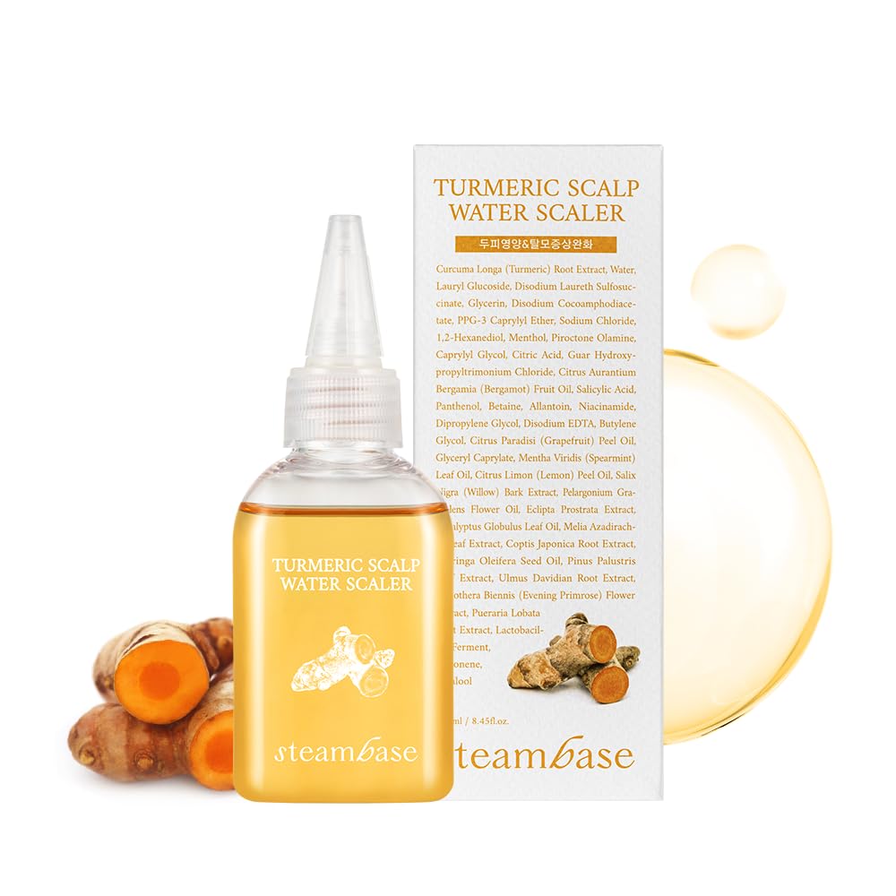STEAMBASE Turmeric Scalp Water Scaler | Exfoliate & Balance Scalp