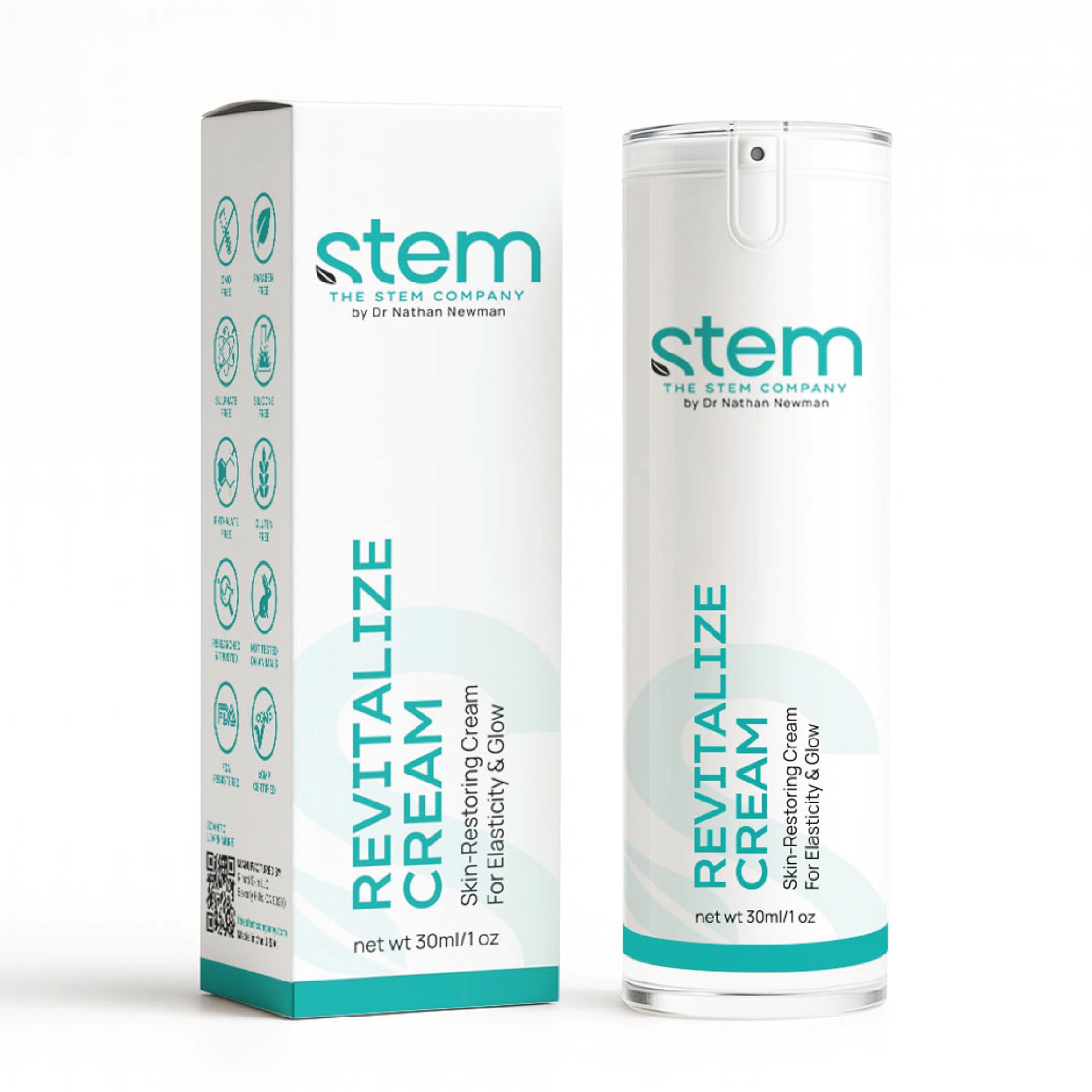 ReVitalize Night Cream — Stem Cell Serum & Niacinamide Moisturizer | STEM Natural Intelligence