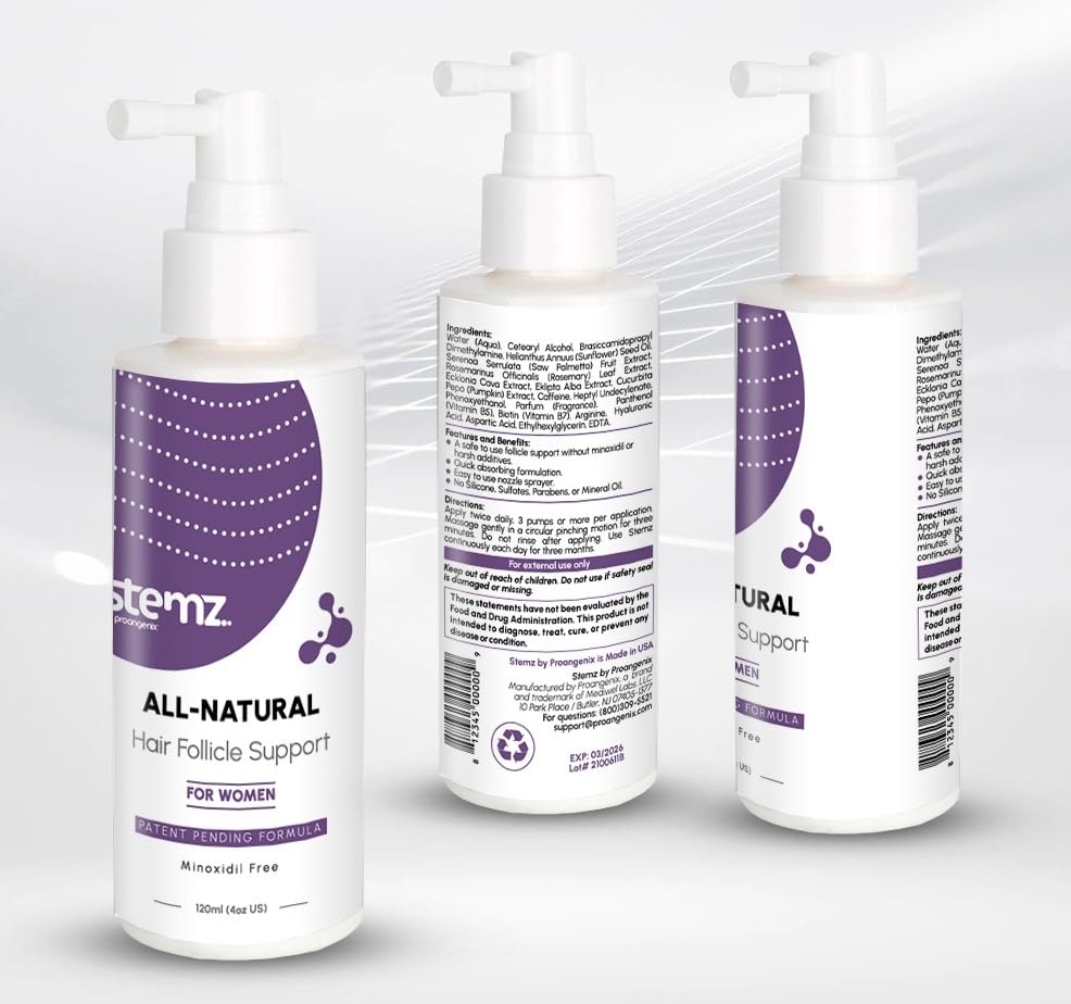 Stemz for Women by Proangenix – Natural Hair Follicle Stimulator