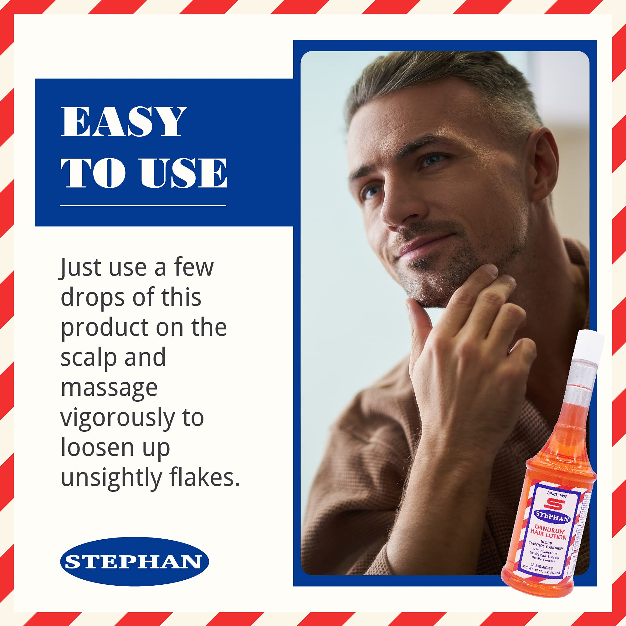 Stephan's Dandruff Remover with Mineral Oil 16 oz — Dry Scalp Care