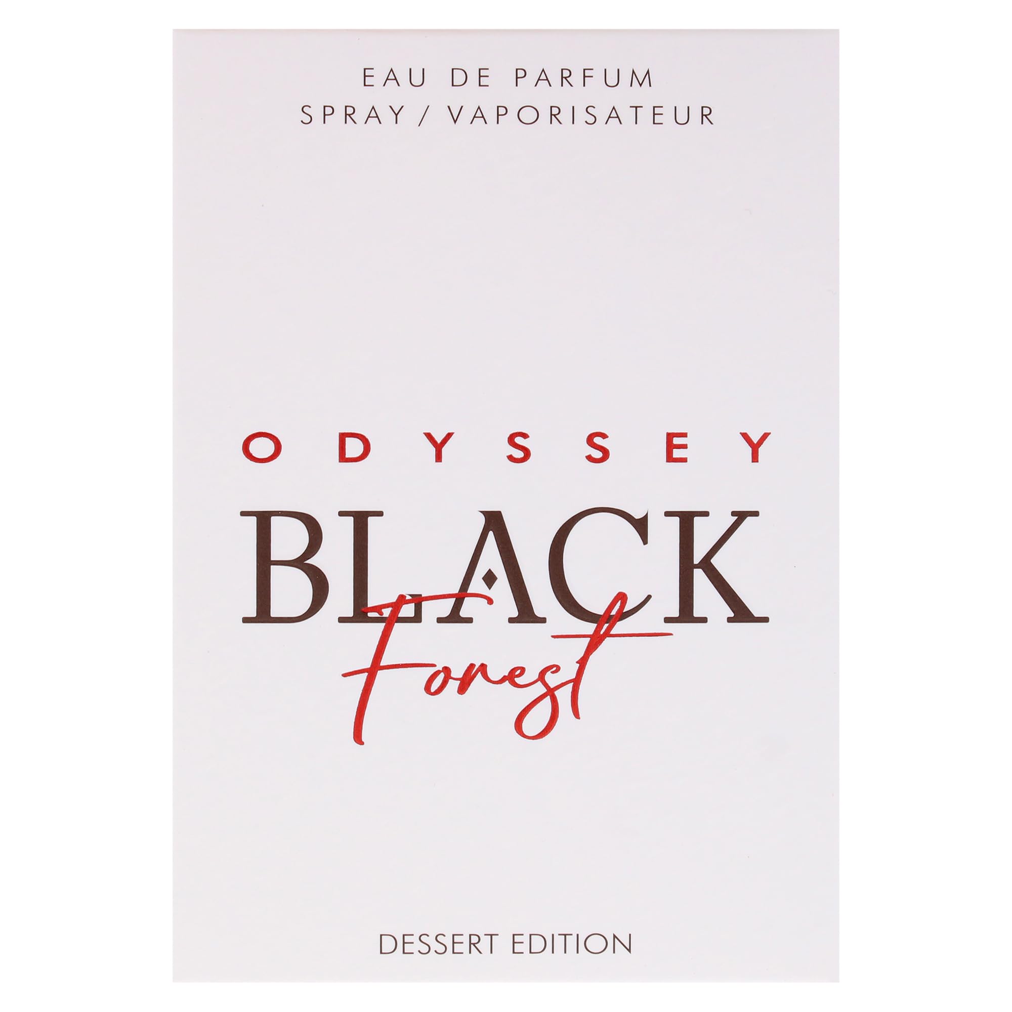 Armaf Odyssey Black Forest Dessert Edition by Sterling Parfums – Unisex Gourmand EDP 3.4 oz