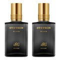 Stetson Black Eau de Cologne Spray – Pack of 2 (44 ml / 1.5 fl oz each)