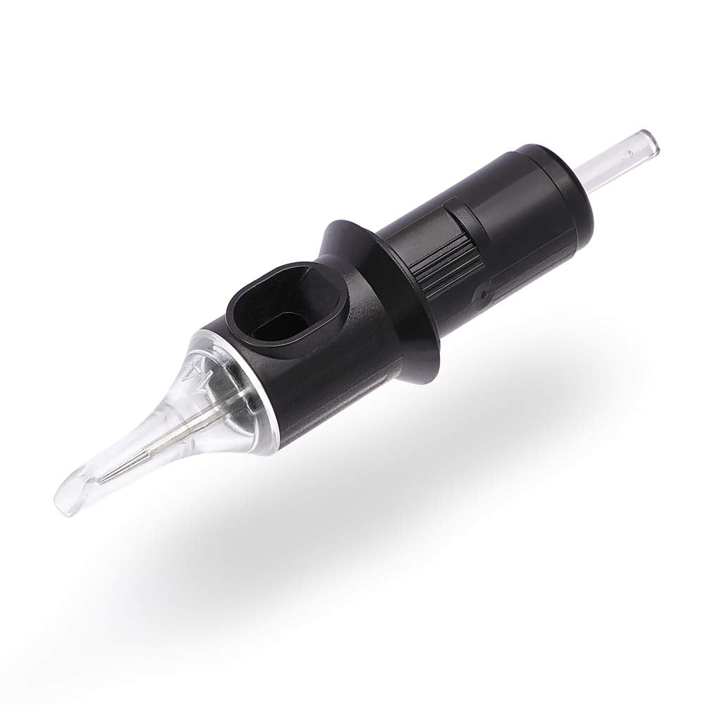 STIGMA EN05-20-1214RL Standard Disposable Tattoo Needle Cartridges with Membrane Safety – 20 Pcs Round Liner