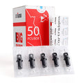 STIGMA EN05-50KIT-W: 50Pcs Bugpin Round Liner Cartridges 0.3mm for Rotary Tattoo Machines