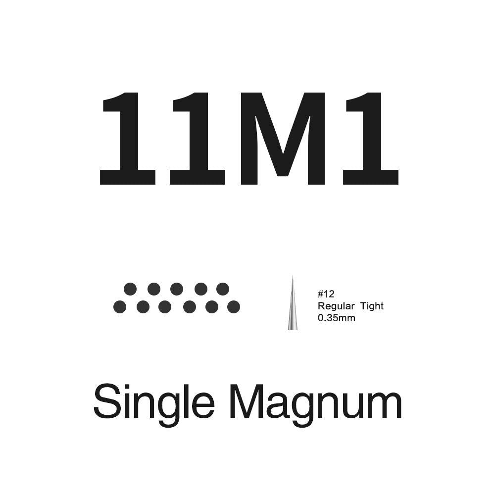 STIGMA EN05-20-1211M1 Disposable Tattoo Cartridges – Weaved Magnum Shader (20 Pcs)