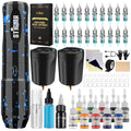STIGMA Wireless Tattoo Gun Kit ST-TK9003-3 — Beginner Rotary Pen with 2 Batteries & 20 Cartridge Needles