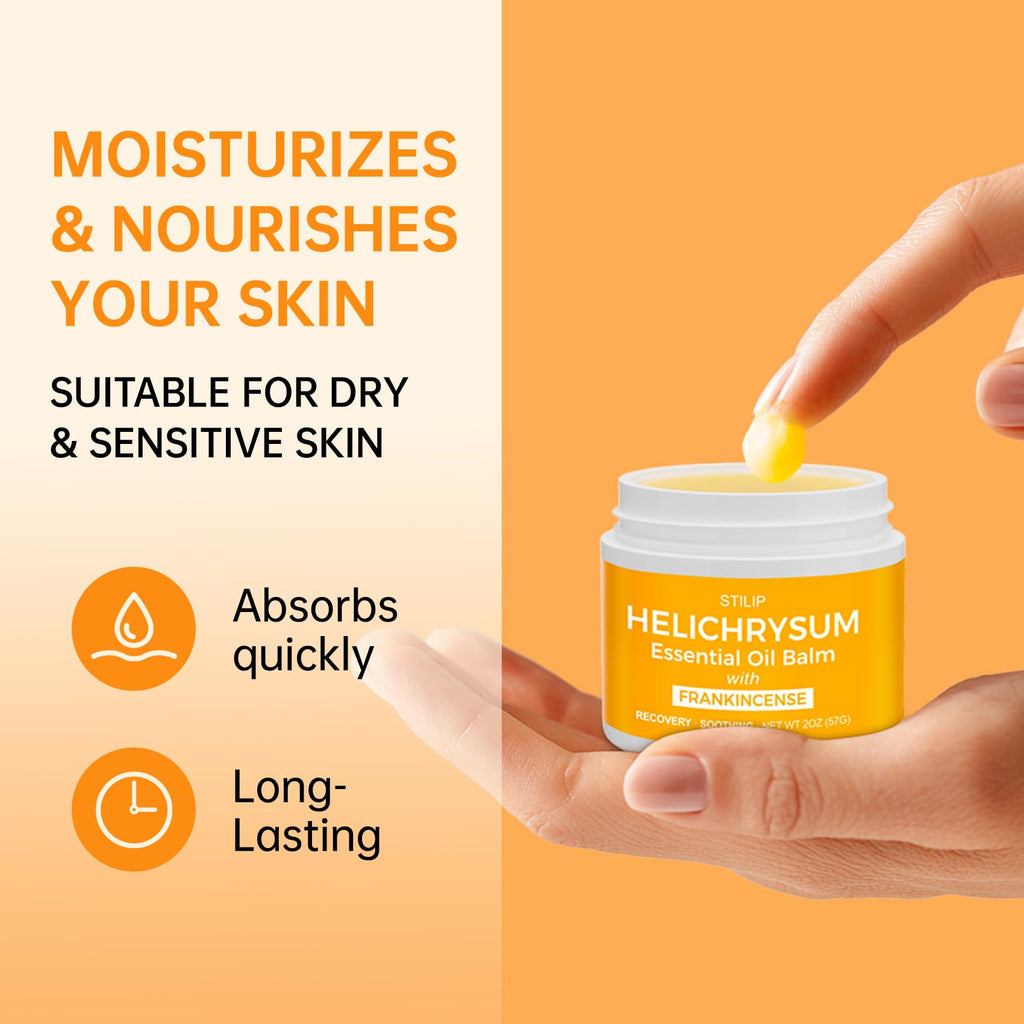 STILIP Helichrysum Balm with Frankincense – 2oz Deep Repair Face Cream