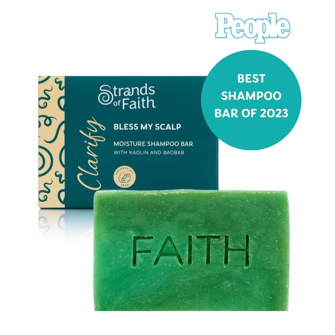 Strands of Faith Clarify Shampoo Bar – Non-Stripping Moisture Deep Clean (4 oz)