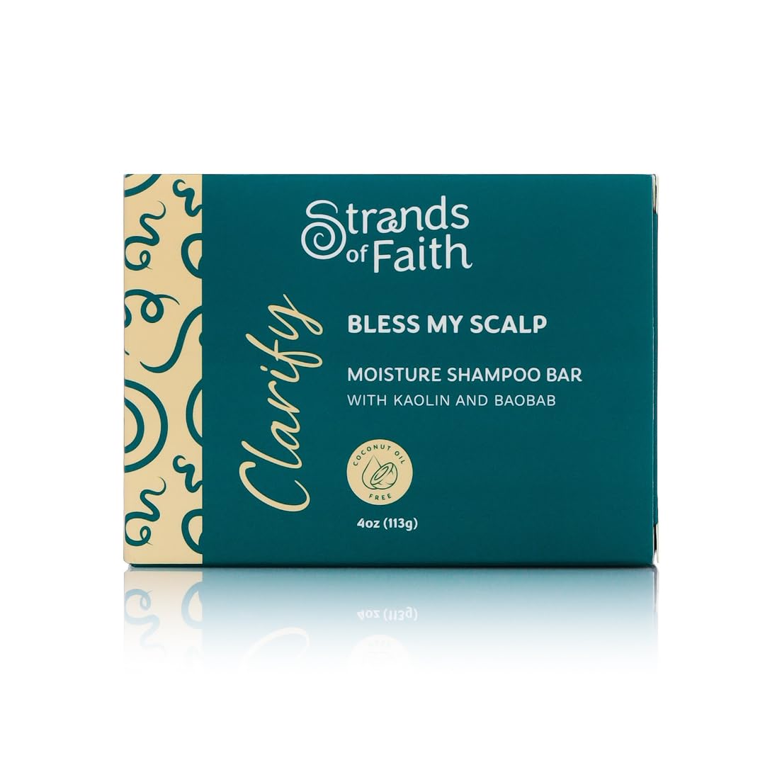 Strands of Faith Clarify Shampoo Bar – Non-Stripping Moisture Deep Clean (4 oz)