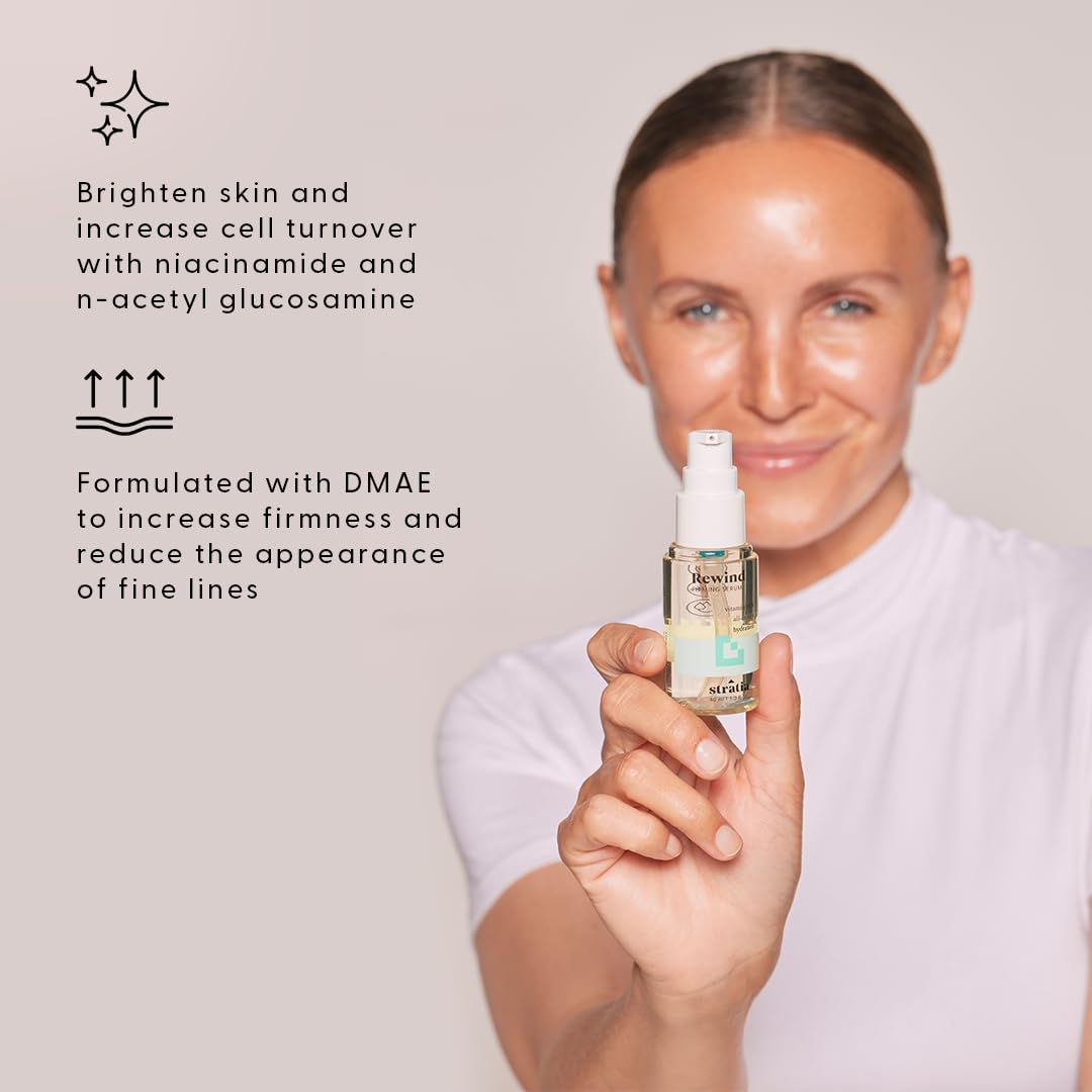 Stratia Rewind Firming & Hydrating Serum with DMAE, Niacinamide & Hyaluronic Acid