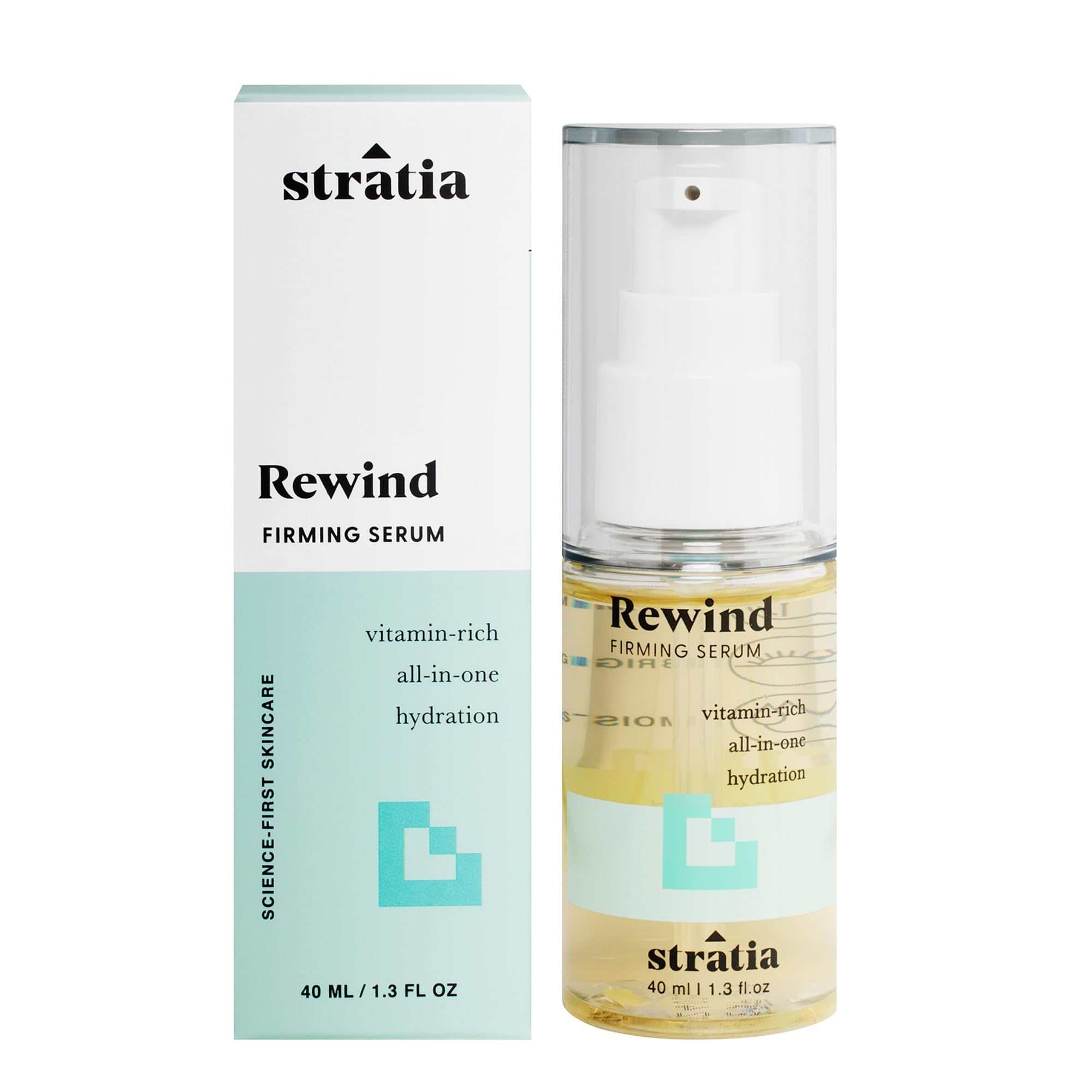 Stratia Rewind Firming & Hydrating Serum with DMAE, Niacinamide & Hyaluronic Acid
