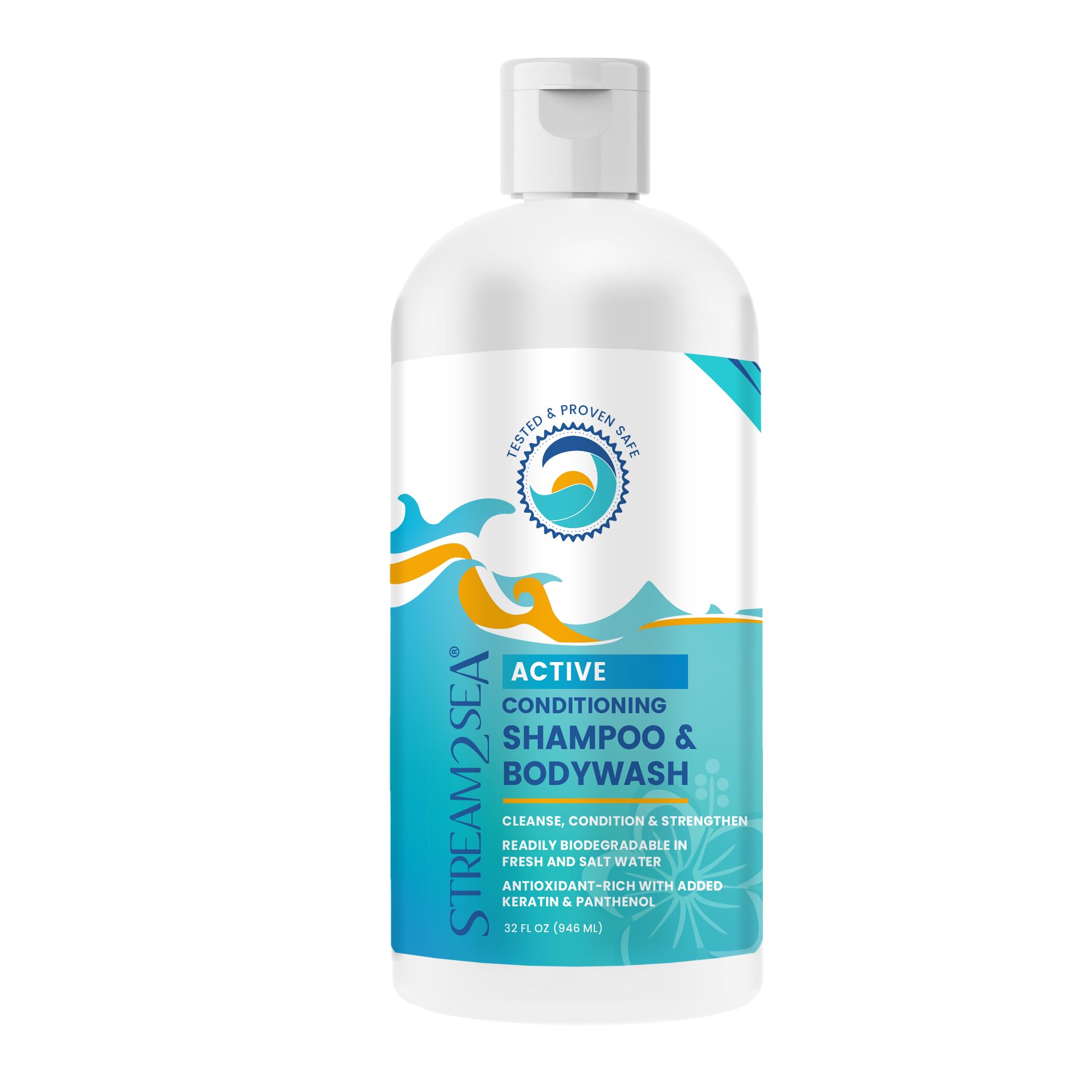 STREAM 2 SEA 3-in-1 Shampoo, Body Wash & Conditioner – Reef Safe, All Natural