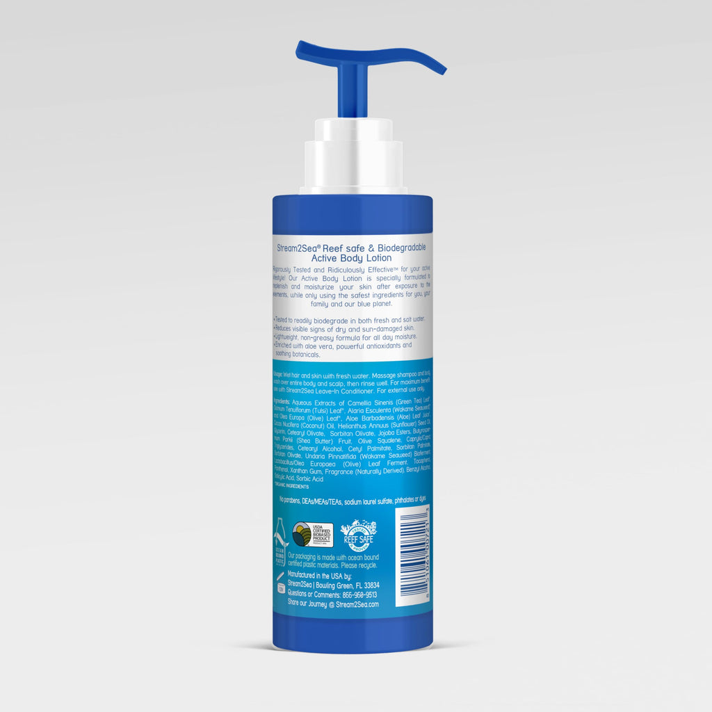 STREAM 2 SEA Nourishing Body Lotion – Deep Hydration, Reef-Safe, 32 oz