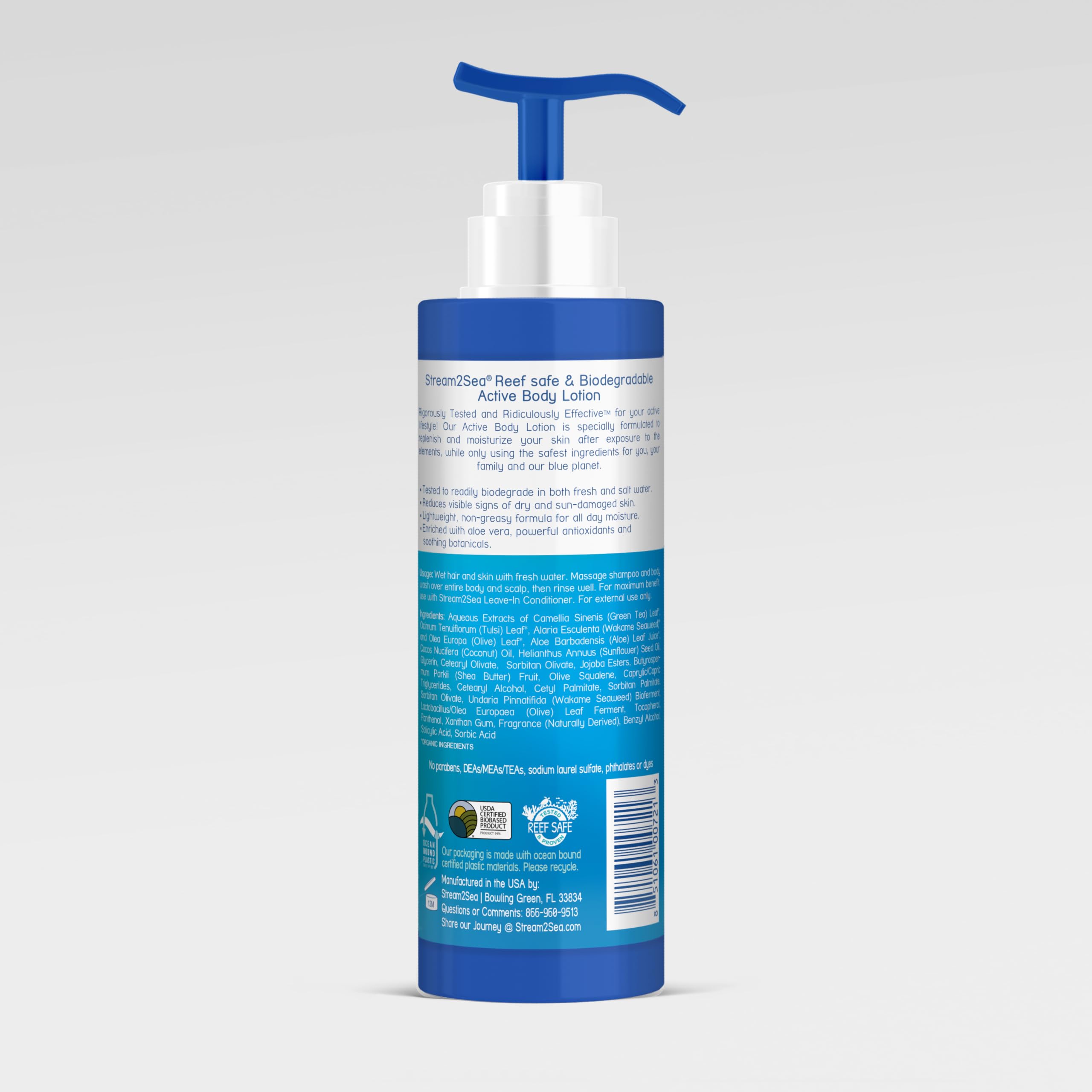 STREAM 2 SEA Nourishing Body Lotion – Deep Hydration, Reef-Safe, 32 oz