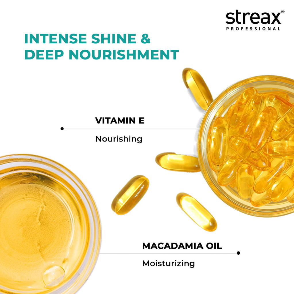 Streax Professional Vitariche Gloss Hair Serum - 115 ml | Shine & Smoothness