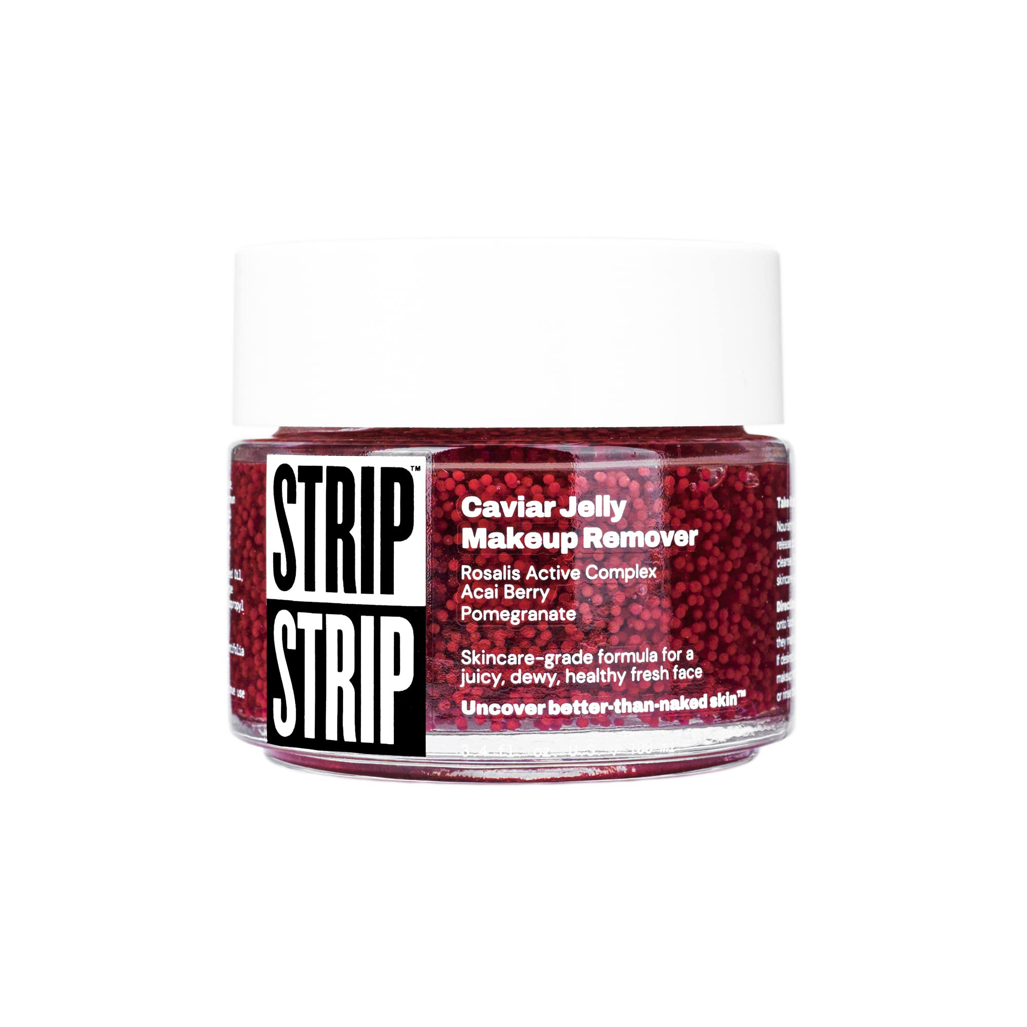 STRIP MAKEUP Caviar Jelly Makeup Remover – Prebiotic Rosaliss Complex, Acai & Pomegranate