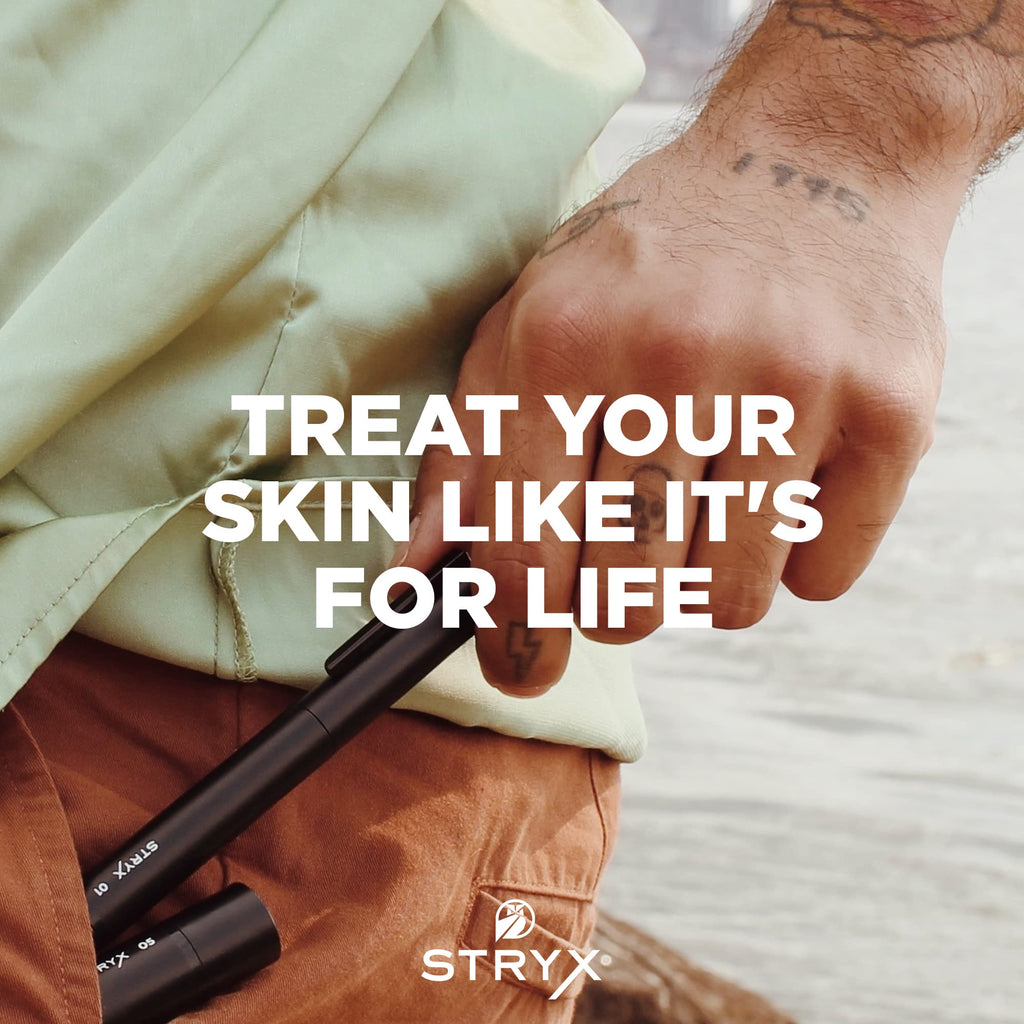 Stryx Concealer Stick Tool for Men - Medium Mahogany | Adaptable Shade & Undetectable Coverage