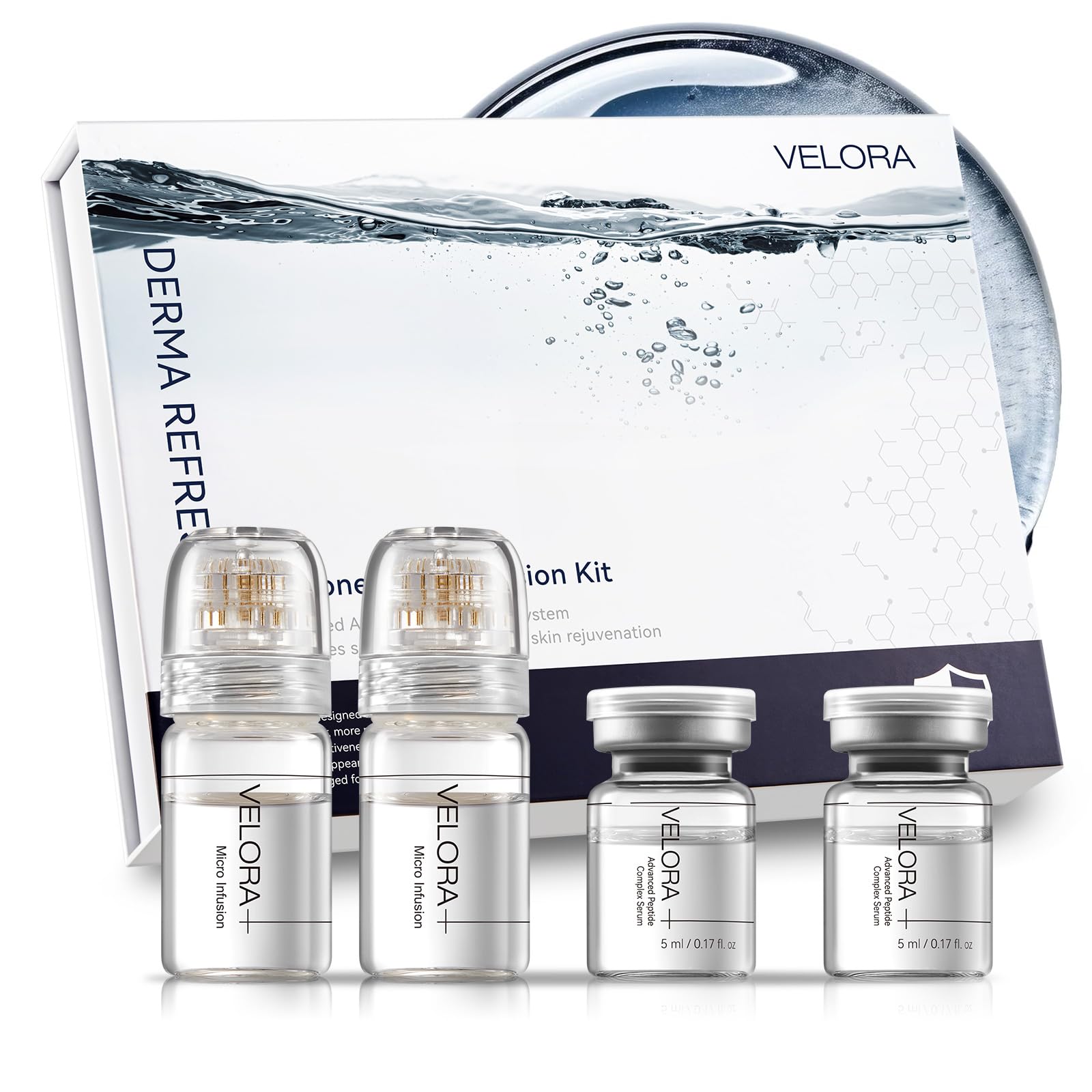 Styirl Micro Infusion System for Face – Hydrating Serum with HA & Peptides (1-Month Supply)