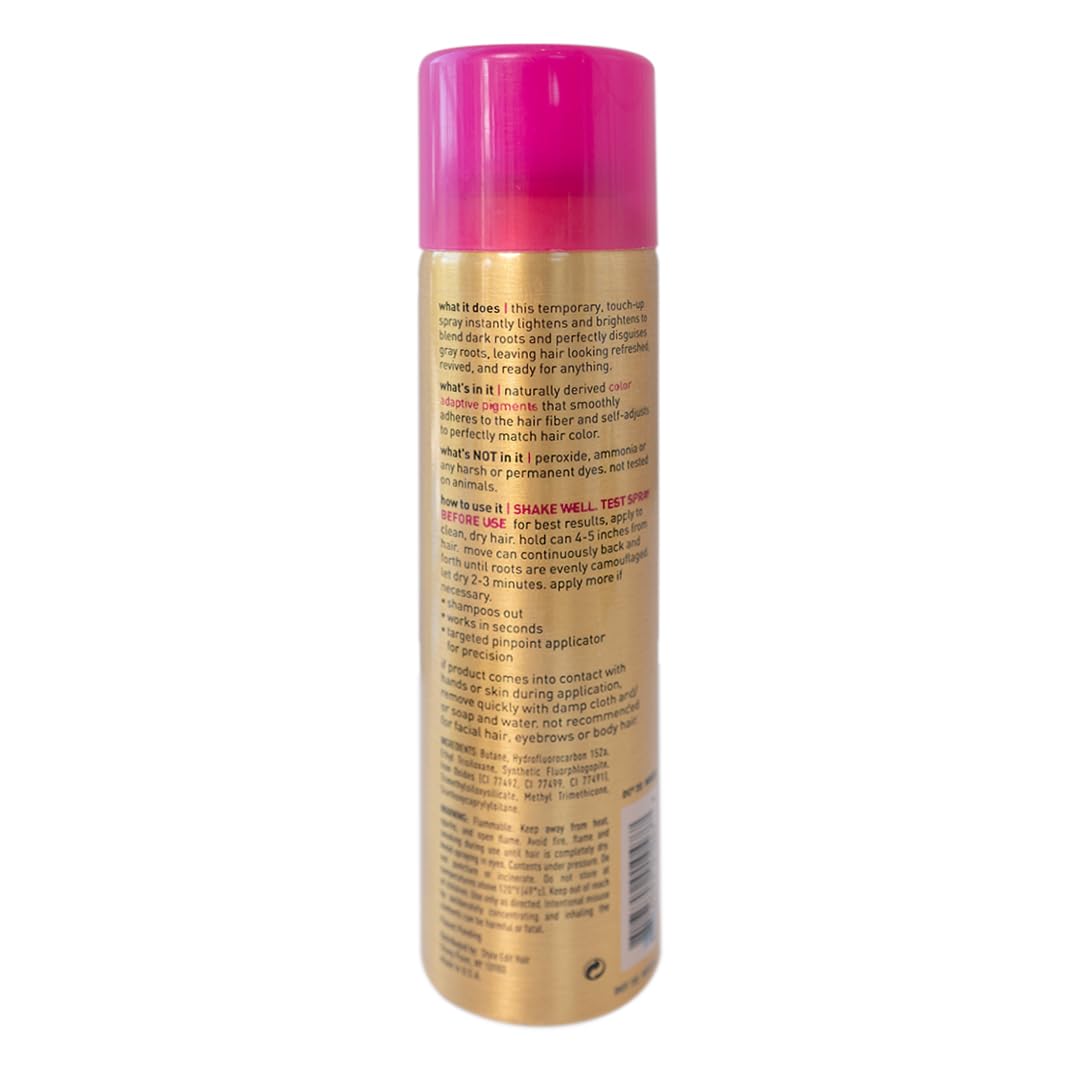 STYLE EDIT DARK BLONDE Root Concealer Spray – Instant Root Coverage (4 oz, Pack of 5)