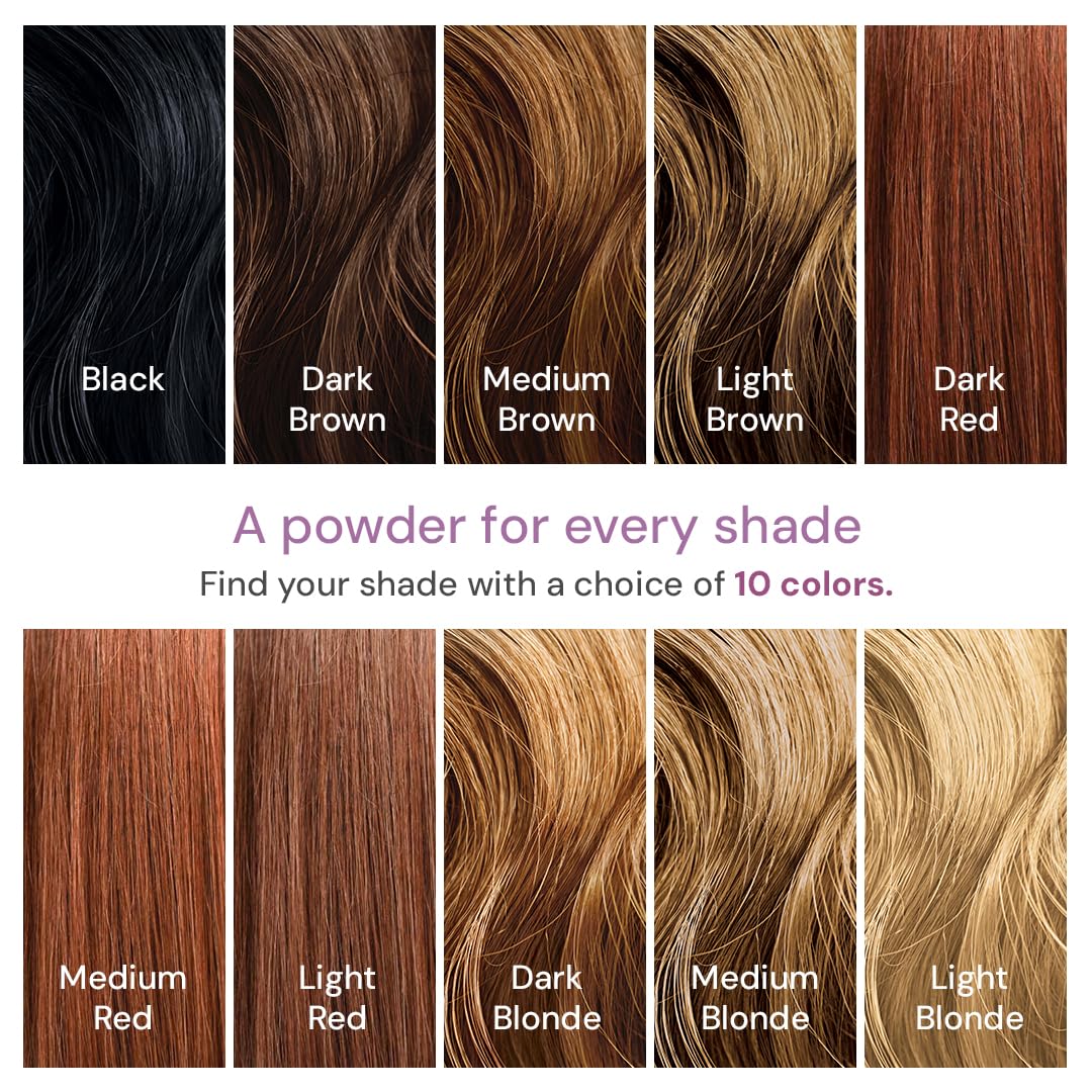 Style Edit Root Touch Up Powder (5 Pack) – Medium Blonde, Water-Resistant & Mess-Free