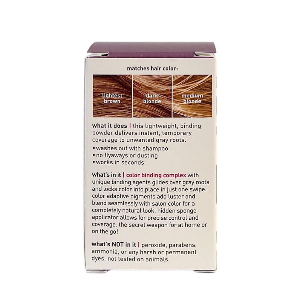 Style Edit Root Touch Up Powder 5 Pack – Quick, Mess-Free Gray Root Coverage (Light Brown)