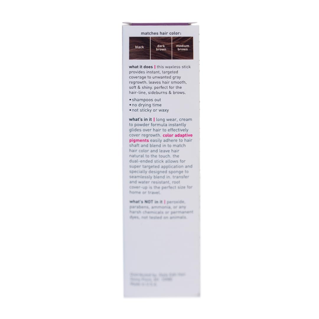 Style Edit Root Touch Up Stick | Temporary Gray Root Concealer in Light Brown | Salon-Quality, Transfer-Resistant