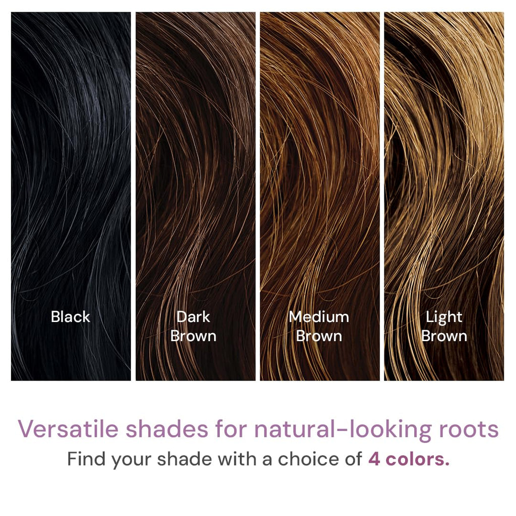 Style Edit Root Touch Up Stick | Temporary Gray Root Concealer, Medium Brown