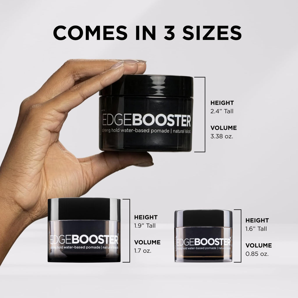 Style Factor Edge Booster Hideout Pomade – Black Tint, Strong Hold, Gray Coverage