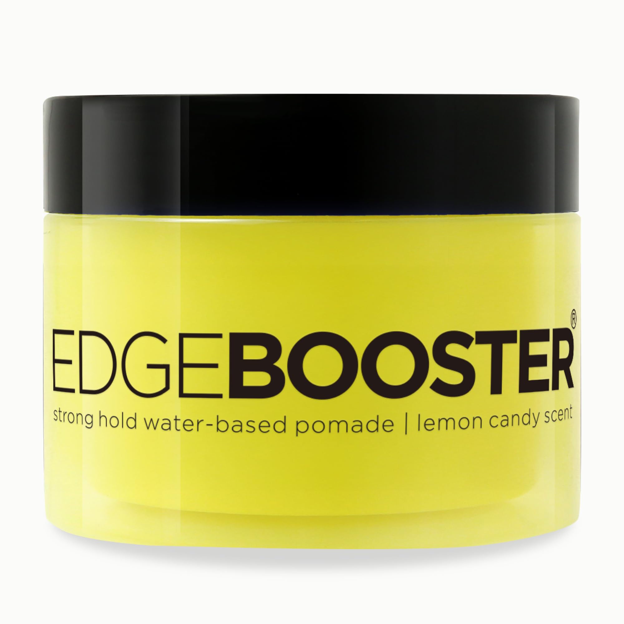 Style Factor Edge Booster: Water-Based Pomade with Argan Oil – Strong Hold, High Shine, Lemon Candy 3.38 oz