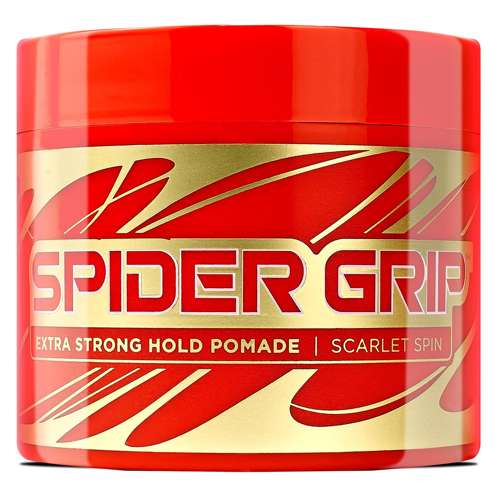 Style Factor Spider Grip Extra Strong Hold Pomade for Braids, Locs & Twists – Castor Oil & Biotin, 10 oz