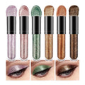 SUAKE 6-Color Waterproof Liquid Glitter Eyeshadow & Eyeliner Kit – Long-Wearing Eye Makeup Set