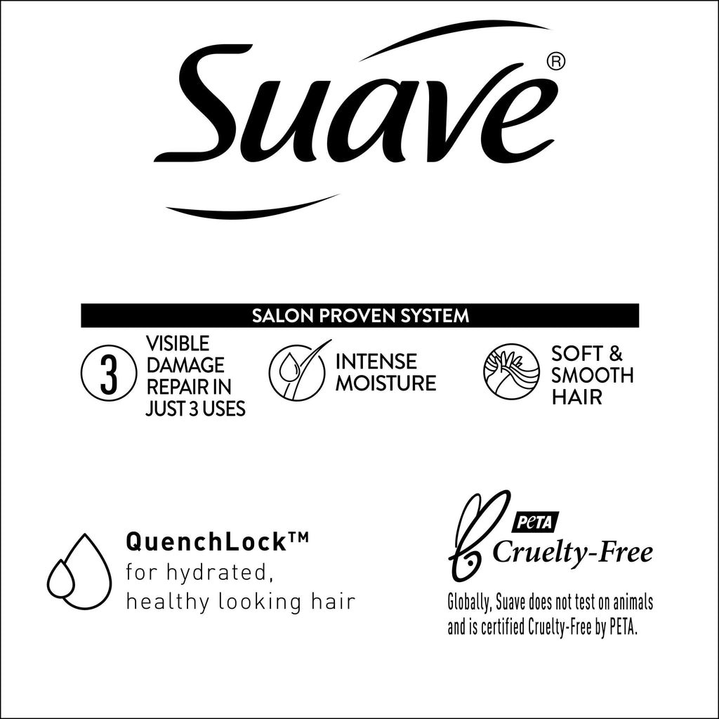 Suave Coconut Oil Infusion Shampoo & Conditioner Set — Hydrating Damage Care, 12.6 oz Each