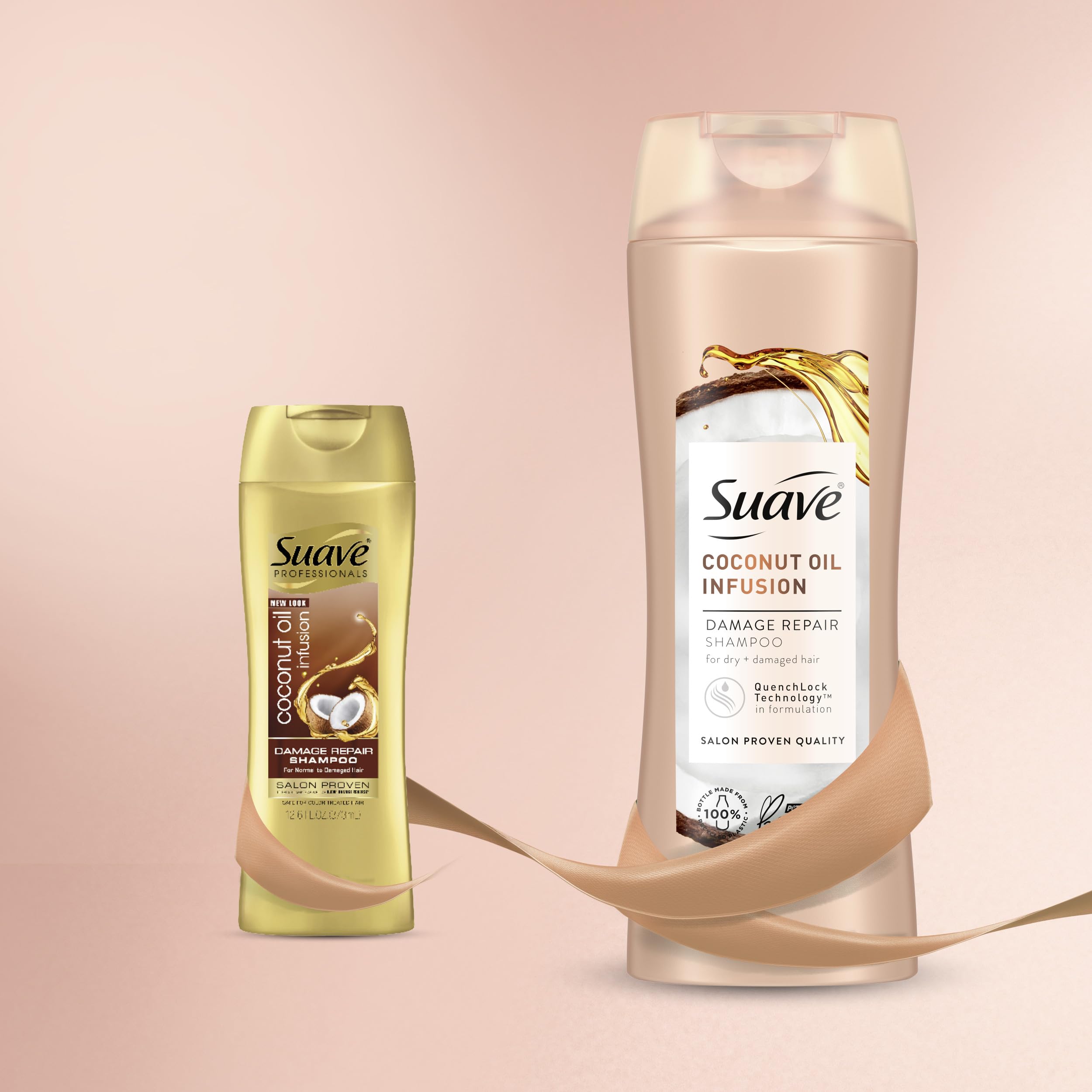 Suave Coconut Oil Infusion Shampoo & Conditioner Set — Hydrating Damage Care, 12.6 oz Each
