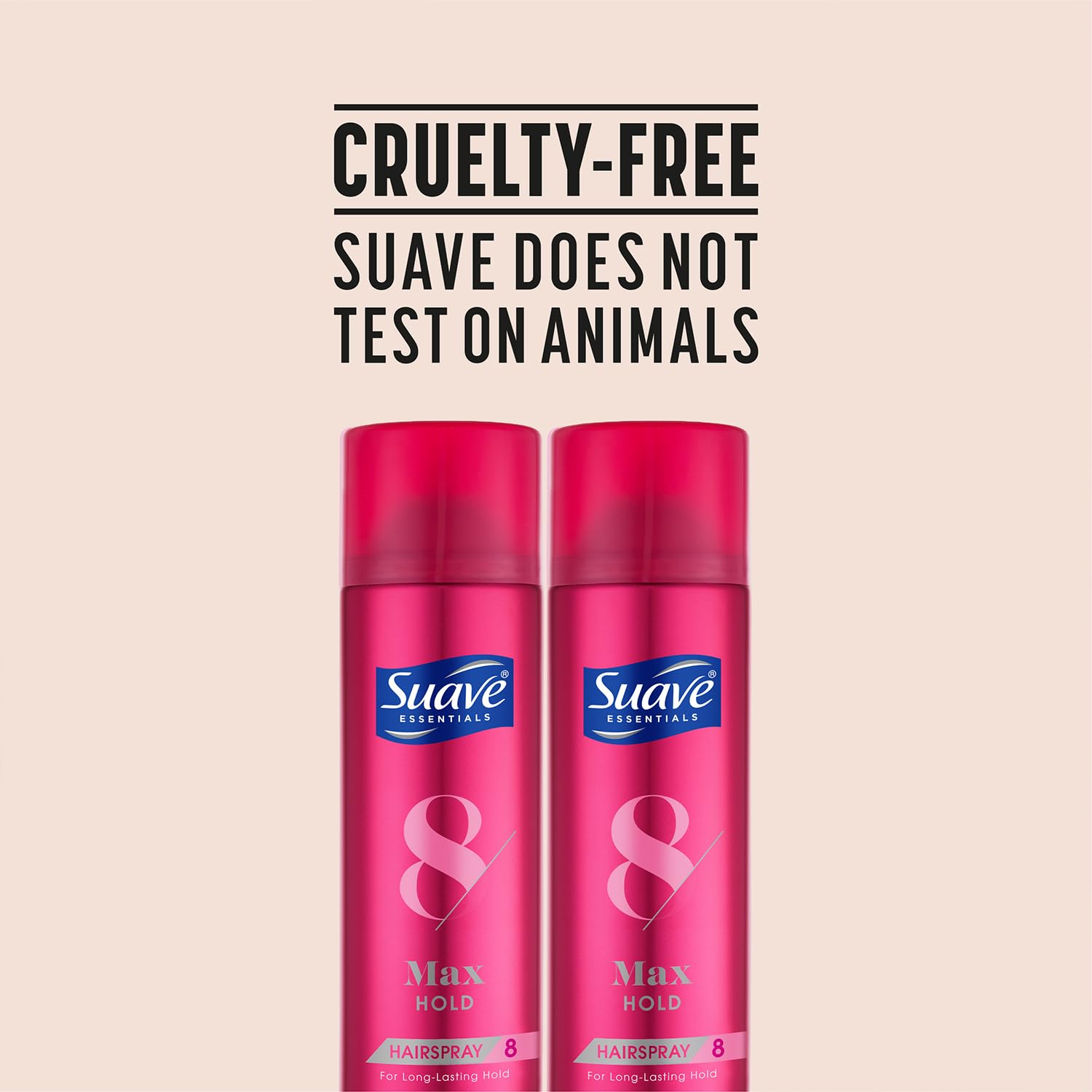 Suave Max Hold Hairspray 2-Pack – Unscented & Scented, 11 oz Each