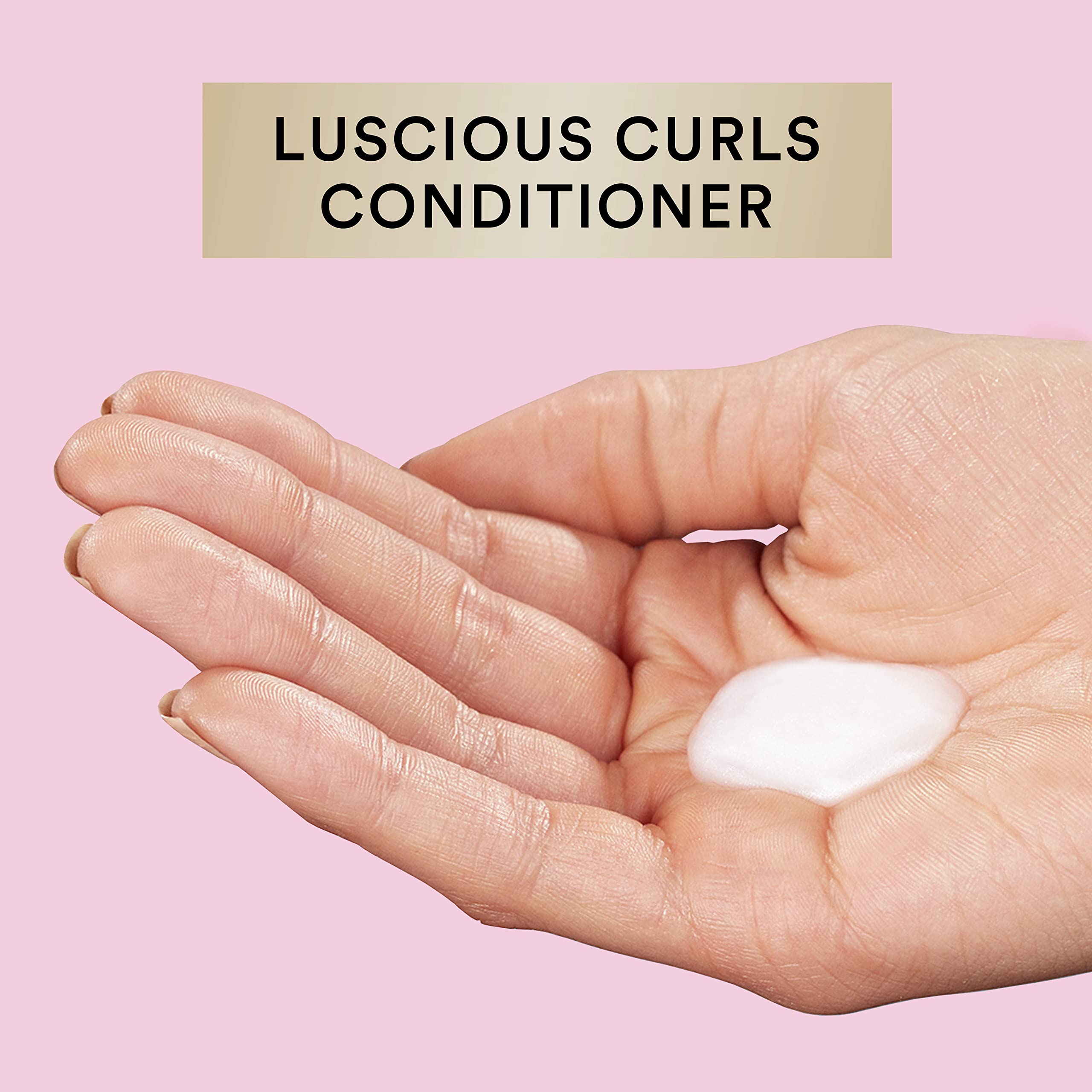Suave Luscious Curls Conditioner with Amino Acid Complex — Moisturizes and Defines Curly Hair (16.5 fl oz)