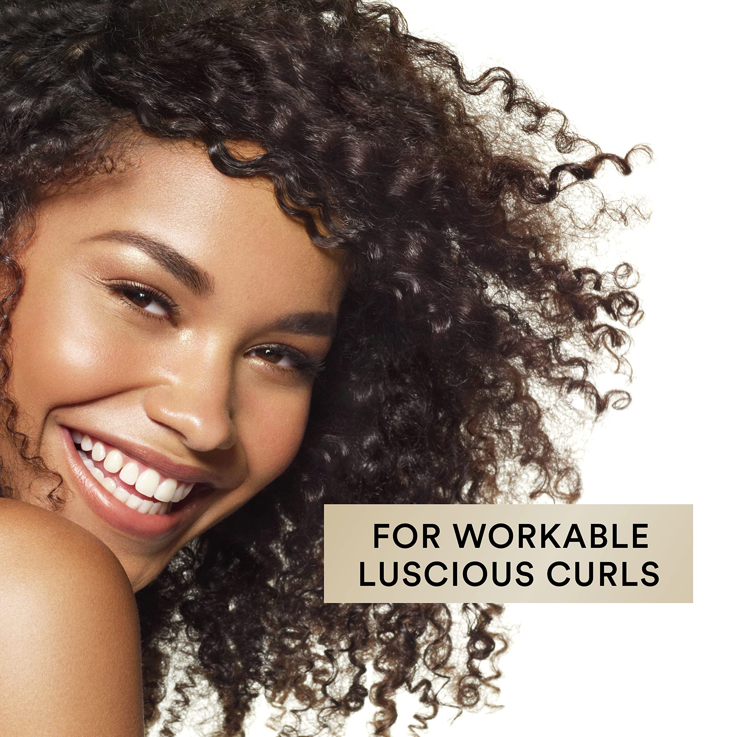 Suave Luscious Curls Conditioner with Amino Acid Complex — Moisturizes and Defines Curly Hair (16.5 fl oz)