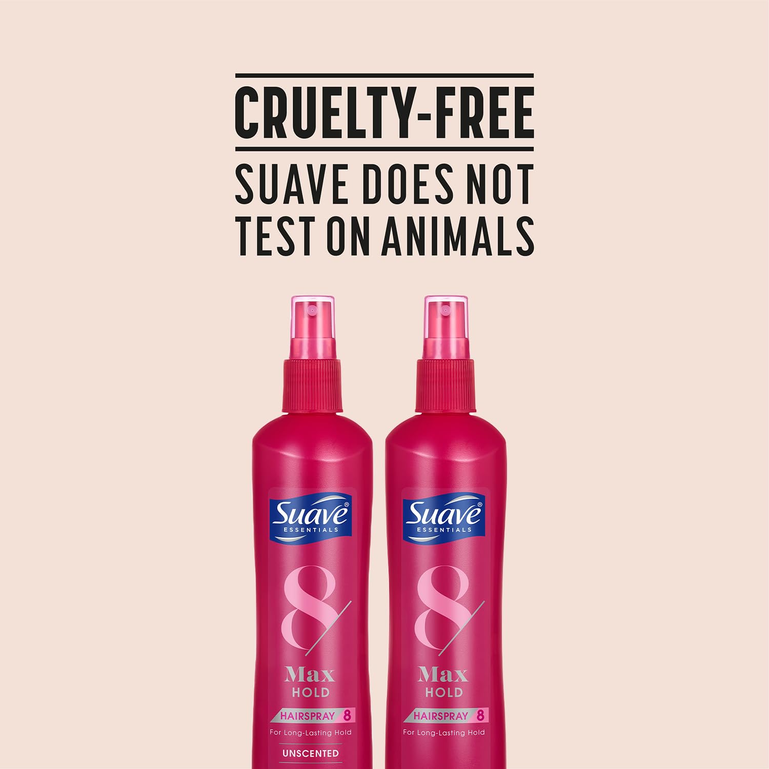 Suave Max Hold Hairspray Bundle – Non-Aerosol, Unscented & Scented, 11 oz (3-Piece)