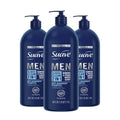 Suave Men 2 in 1 Anti Dandruff Shampoo & Conditioner – Classic Clean, Bamboo Scent, 3 x 40 oz