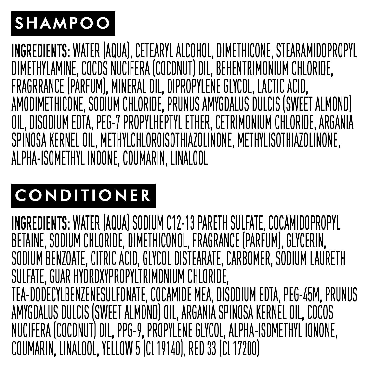 Suave Moroccan Oil Infusion Shampoo & Conditioner Set – Argan Oil for Dry, Damaged Hair, Shine & Healthy Locks | 12.6 oz (2 Pieces)