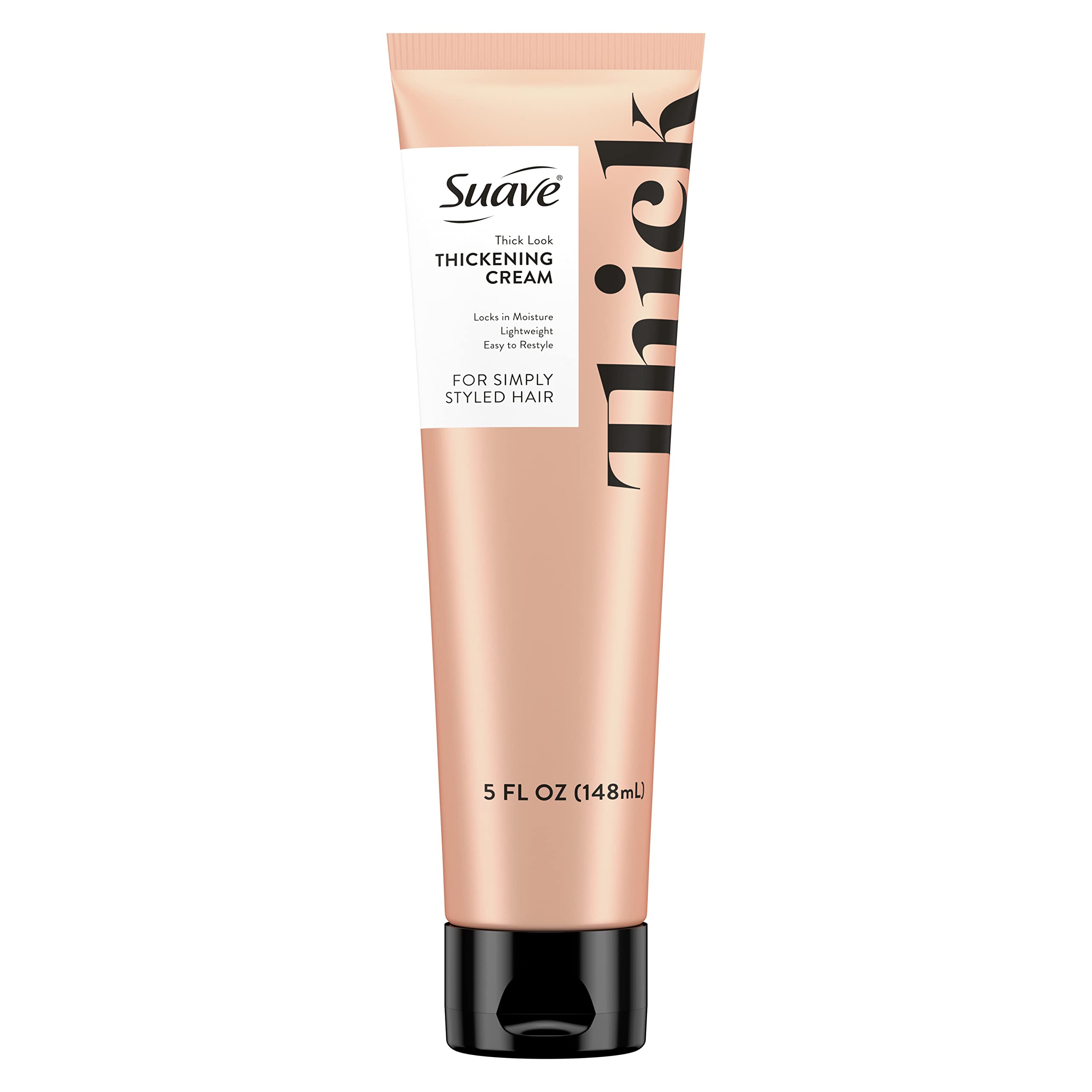 Suave Simply Styled Thickening Hair Cream – Heat Protectant & Styling, 5 oz