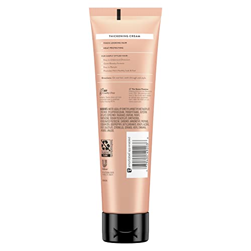 Suave Simply Styled Thickening Hair Cream – Heat Protectant & Styling, 5 oz