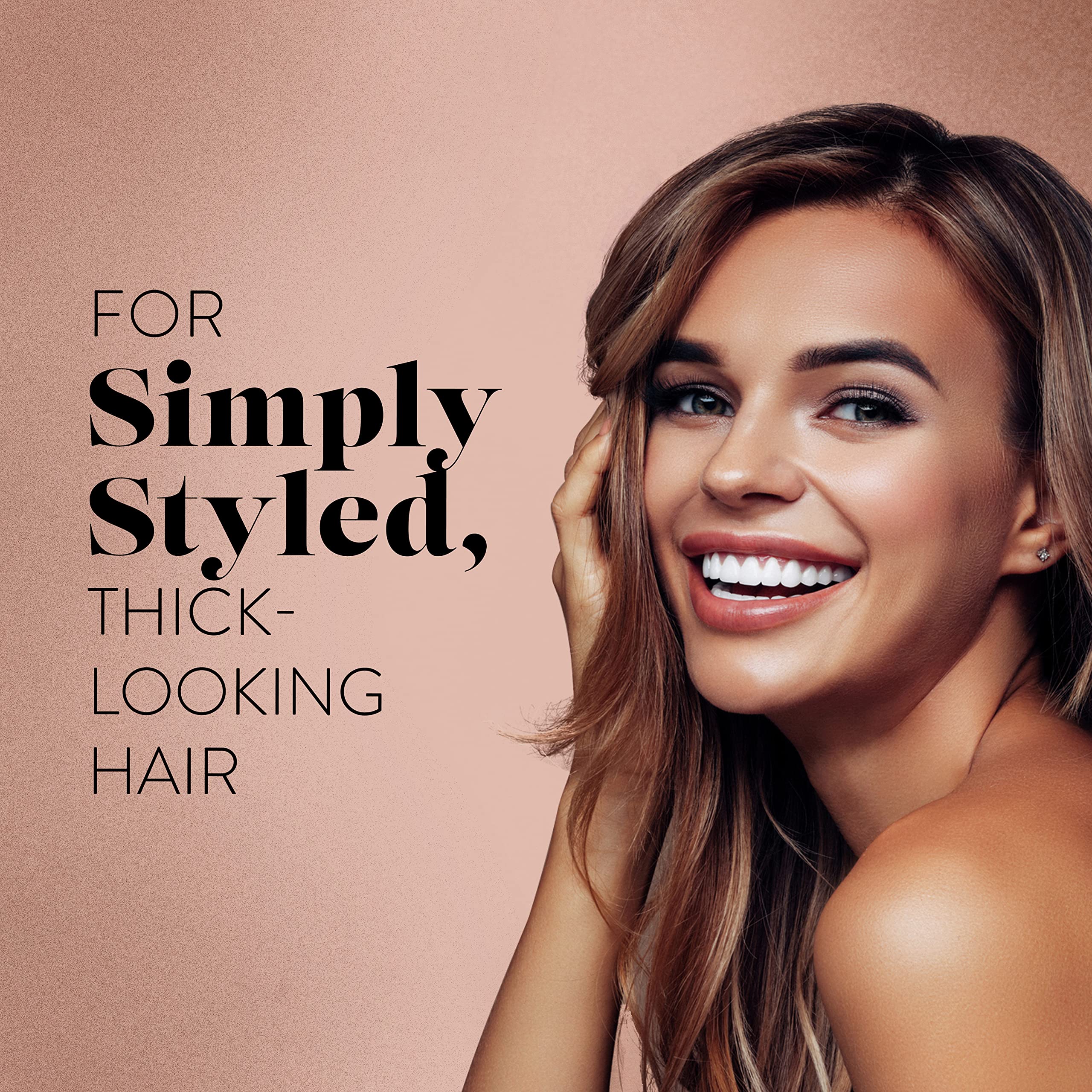 Suave Simply Styled Thickening Hair Cream – Heat Protectant & Styling, 5 oz