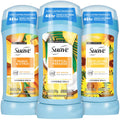 Suave Antiperspirant Deodorant 3-Pack – Tropical Paradise, Mango & Citrus, Everlasting Sunshine
