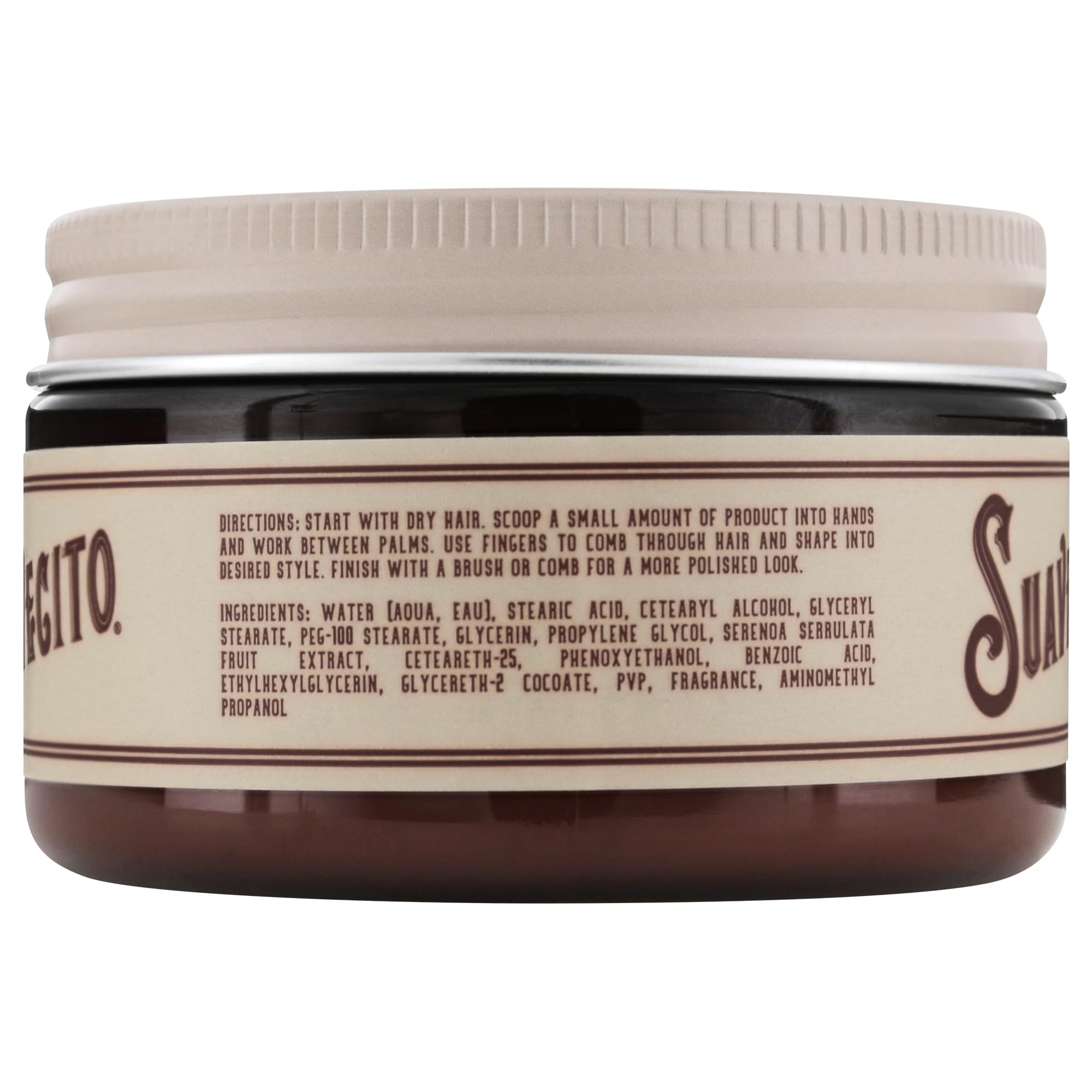 Suavecito Hair Loss Treatment Kit – Minoxidil 5%, Thickening Shampoo & Conditioner, Matte Hair Cream with DHT Blocker (1 Month)